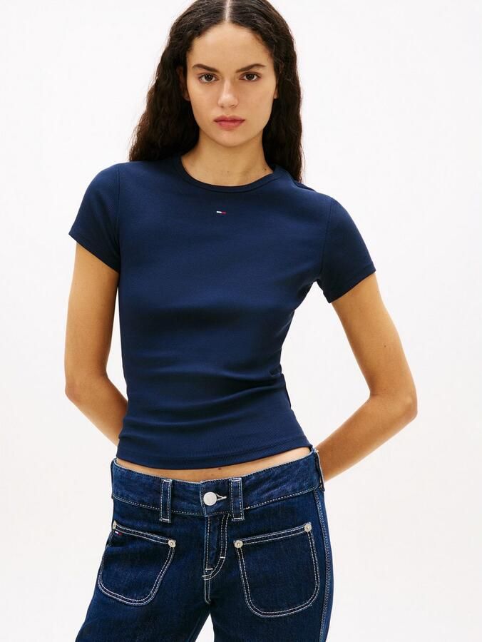 TOMMY JEANS Shirt met korte mouwen TJW 2PACK SLIM ESSENTIAL RIB SS (Set van 2) - Foto 6