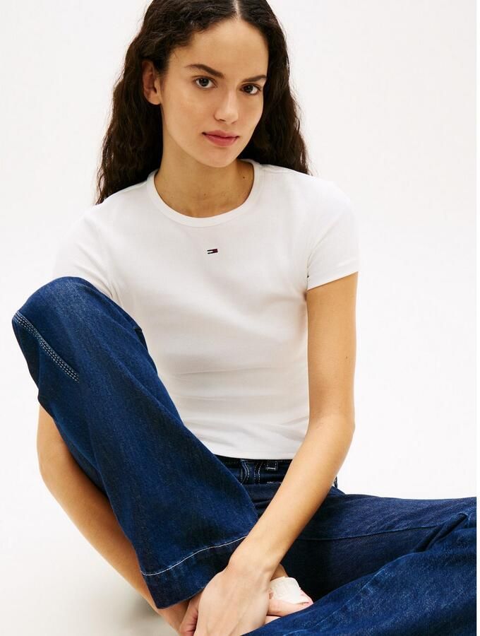 TOMMY JEANS Shirt met korte mouwen TJW 2PACK SLIM ESSENTIAL RIB SS (Set van 2) - Foto 2