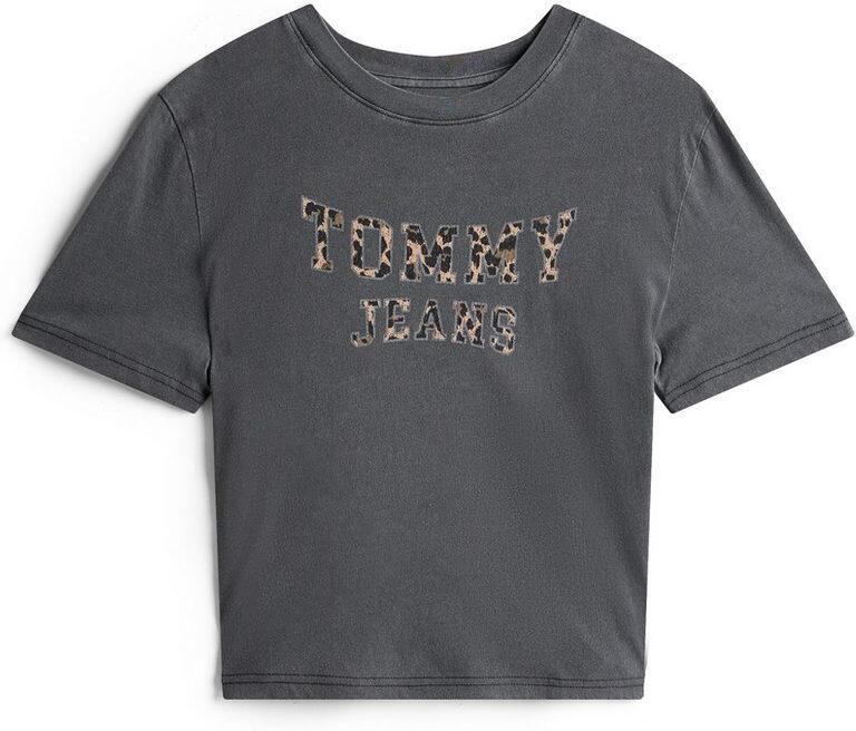 TOMMY JEANS Shirt met korte mouwen TJW BXY LEOPARD VARSITY TEE - Foto 3