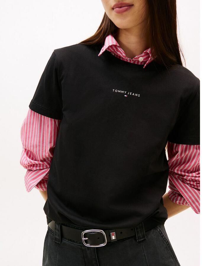 TOMMY JEANS Shirt met korte mouwen TJW REG LINEAR SS TEE