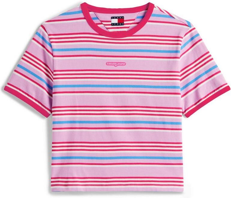 TOMMY JEANS Shirt met korte mouwen TJW REG SH SCRIPT STRIPE TEE - Foto 3