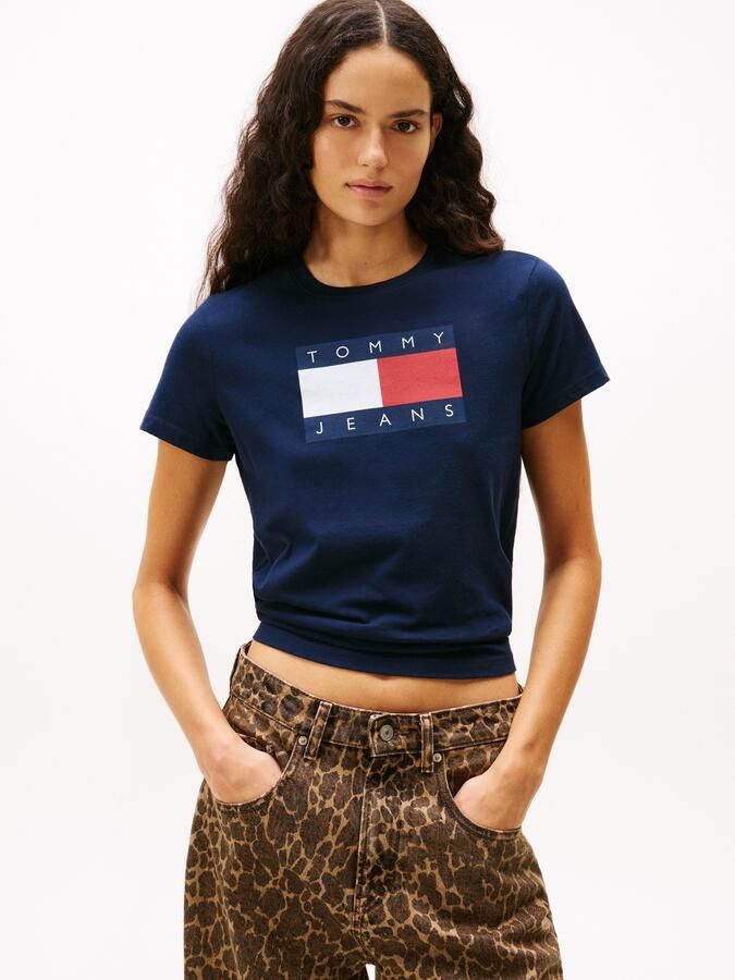 TOMMY JEANS Shirt met korte mouwen TJW REG TJ FLAG SS TEE - Foto 6