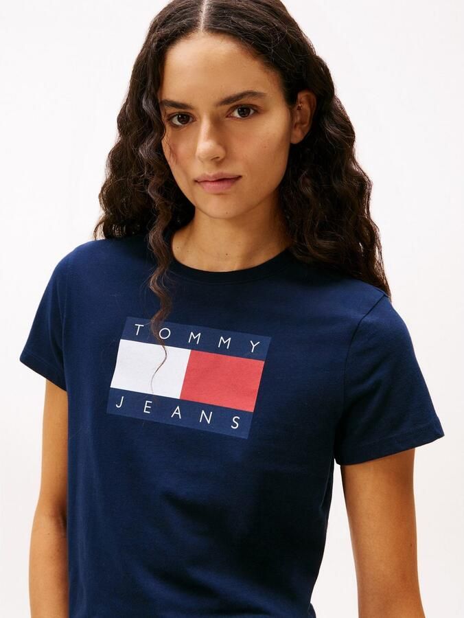 TOMMY JEANS Shirt met korte mouwen TJW REG TJ FLAG SS TEE - Foto 3