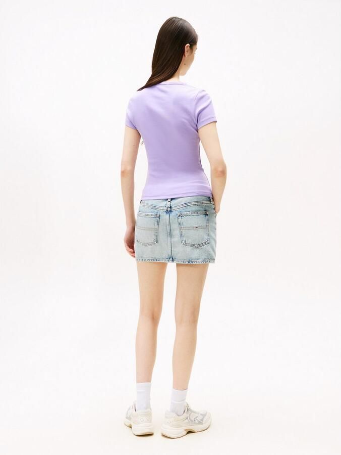 TOMMY JEANS Shirt met korte mouwen TJW SLIM BADGE RIB TEE - Foto 3