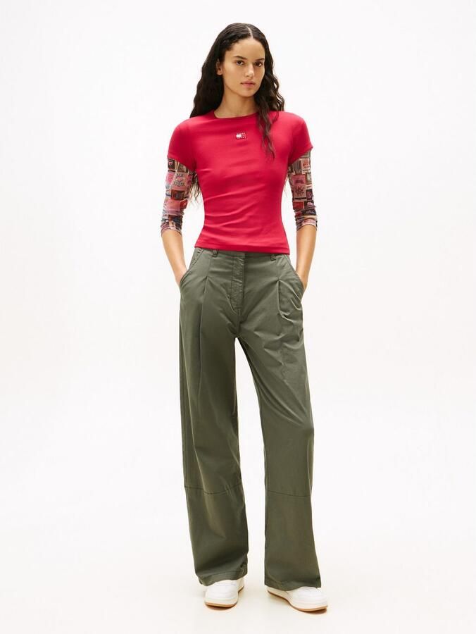 TOMMY JEANS Shirt met korte mouwen TJW SLIM BADGE RIB TEE - Foto 3