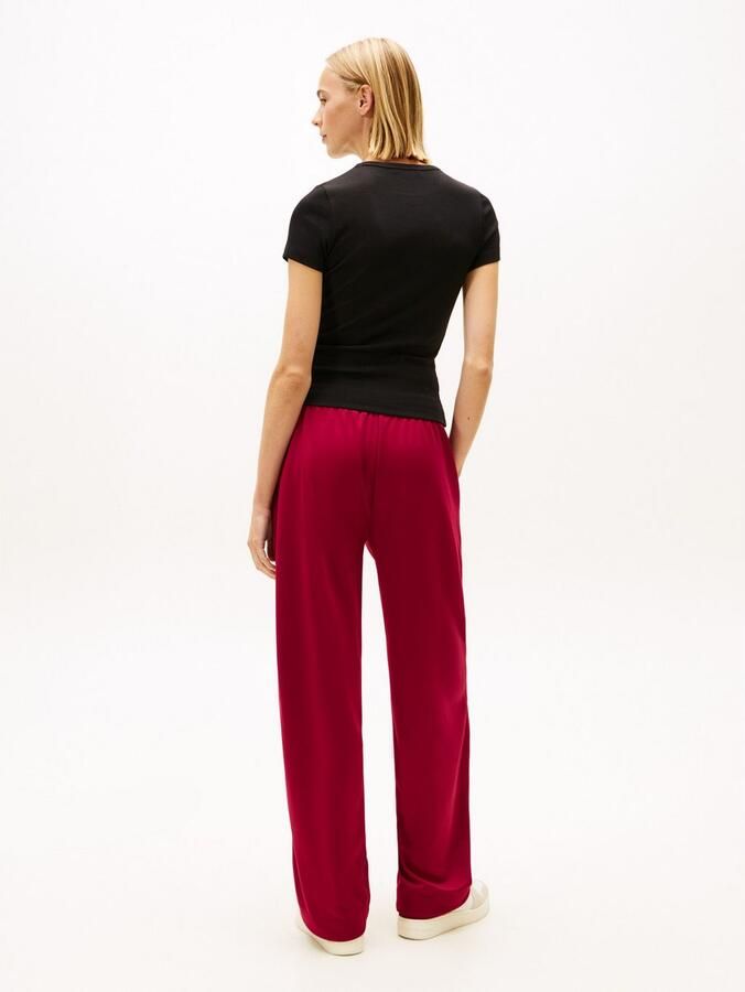 TOMMY JEANS Dames Tops & T-shirts Twj Slim Badge Rib Tee Zwart - Foto 8