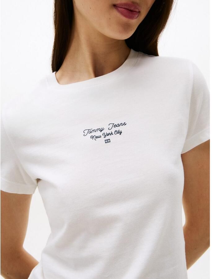 TOMMY JEANS Shirt met korte mouwen TJW SLIM ESS LOGO 1 TEE EXT - Foto 2