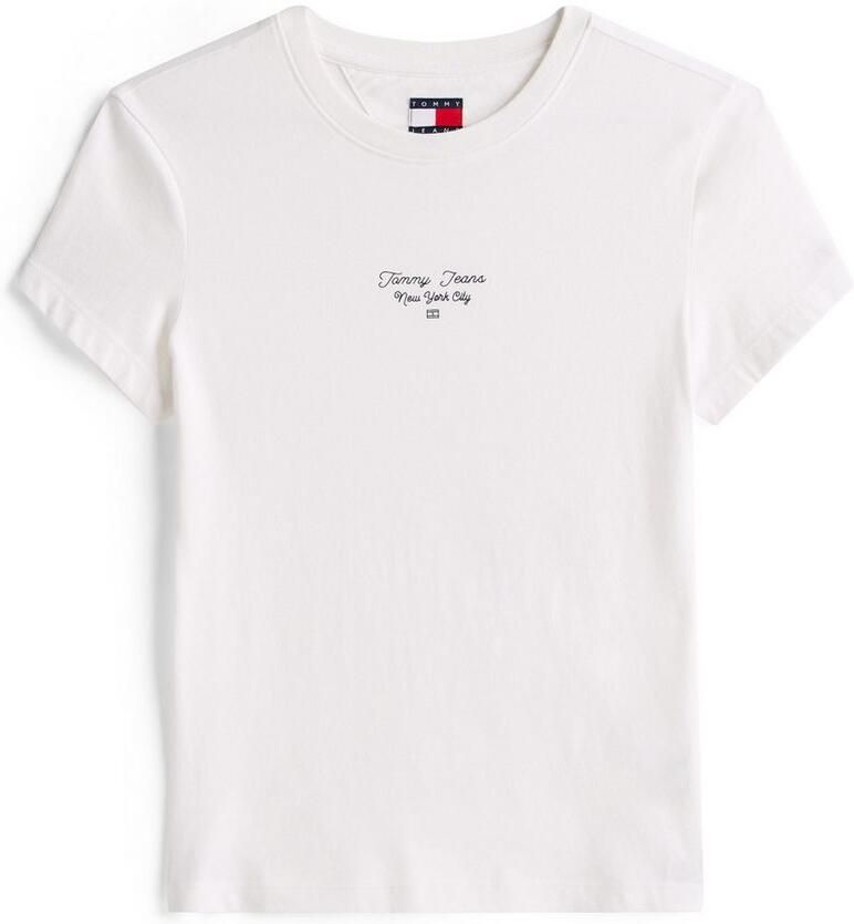 TOMMY JEANS Shirt met korte mouwen TJW SLIM ESS LOGO 1 TEE EXT