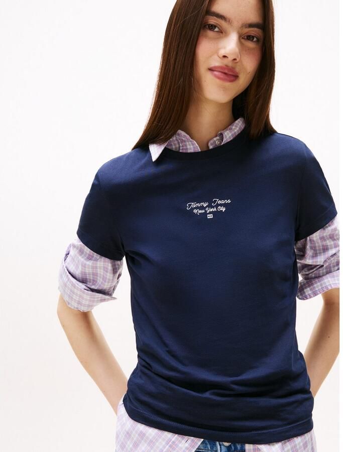 TOMMY JEANS Shirt met korte mouwen TJW SLIM ESS LOGO 1 TEE EXT - Foto 2