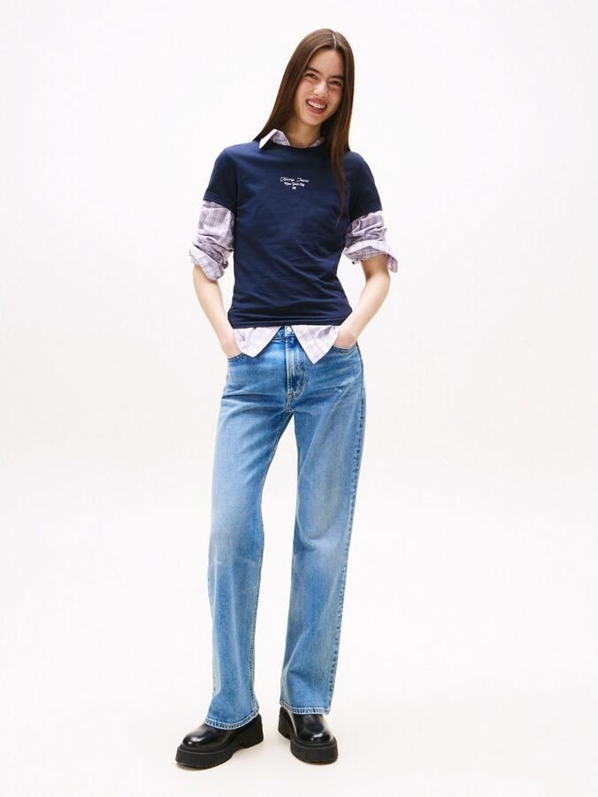 TOMMY JEANS Shirt met korte mouwen TJW SLIM ESS LOGO 1 TEE EXT - Foto 3