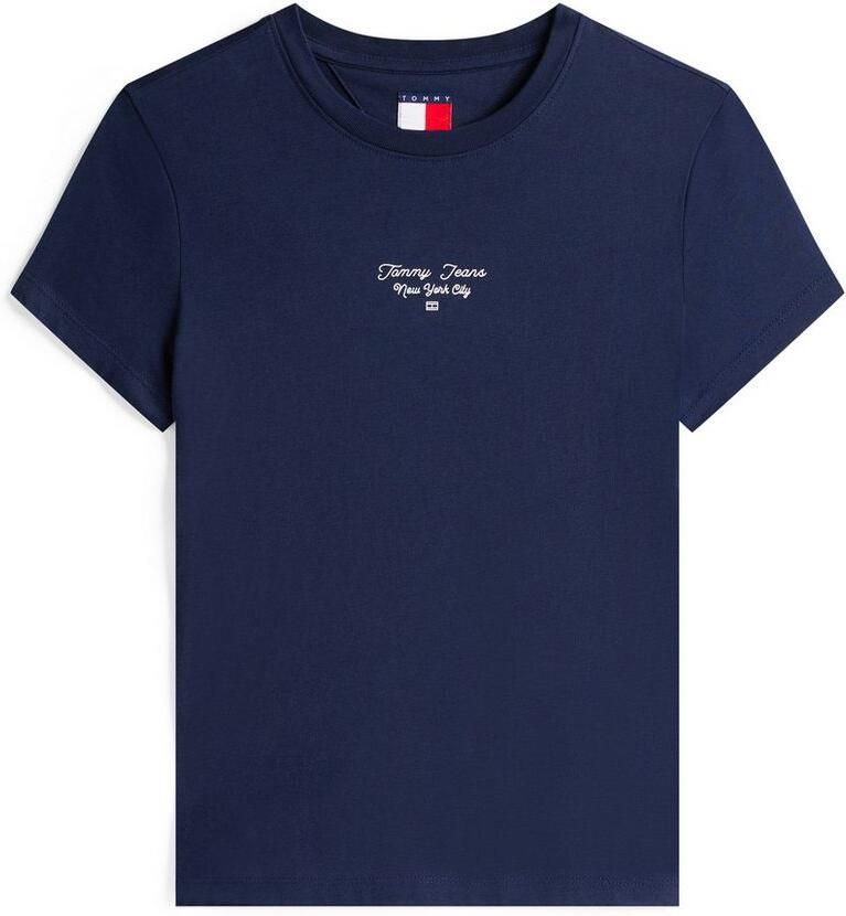 TOMMY JEANS Shirt met korte mouwen TJW SLIM ESS LOGO 1 TEE EXT