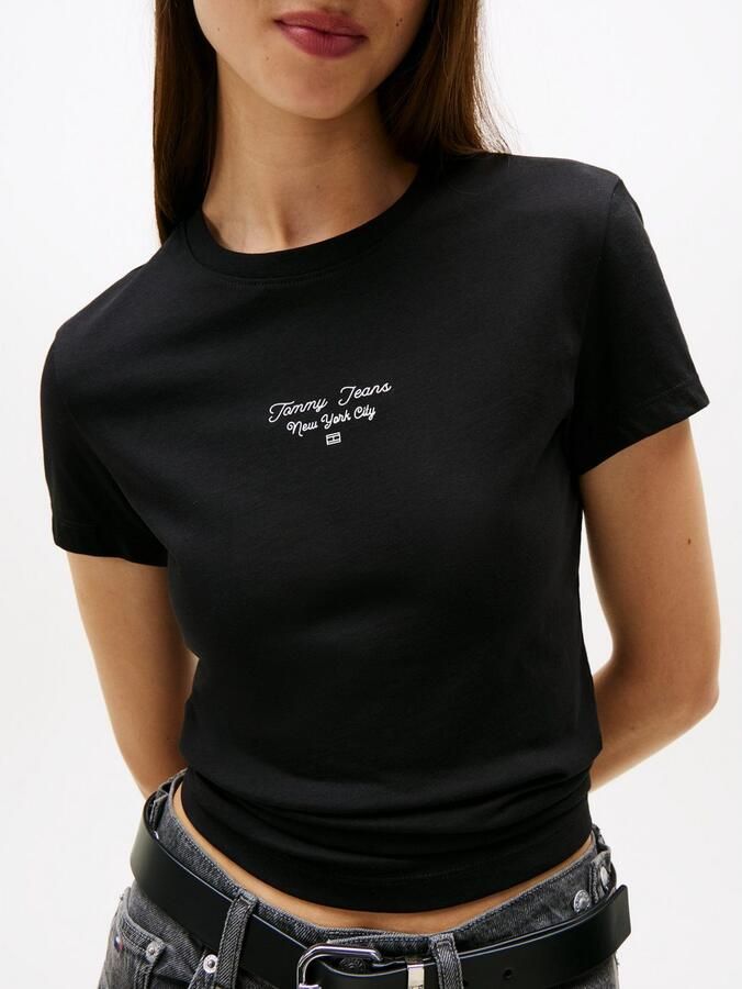 TOMMY JEANS Shirt met korte mouwen TJW SLIM ESS LOGO 1 TEE EXT - Foto 2