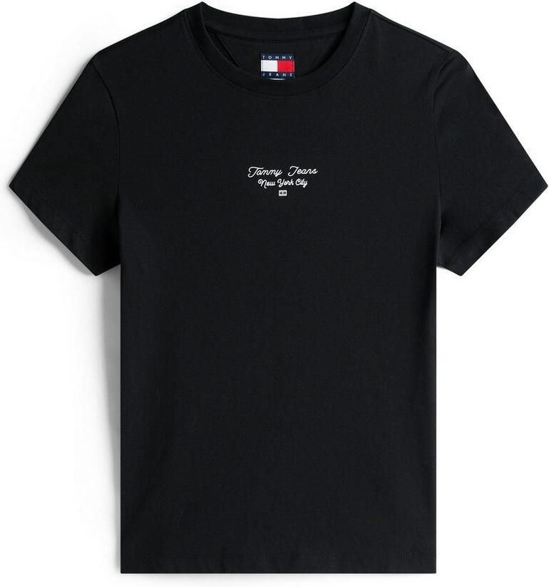 TOMMY JEANS Shirt met korte mouwen TJW SLIM ESS LOGO 1 TEE EXT