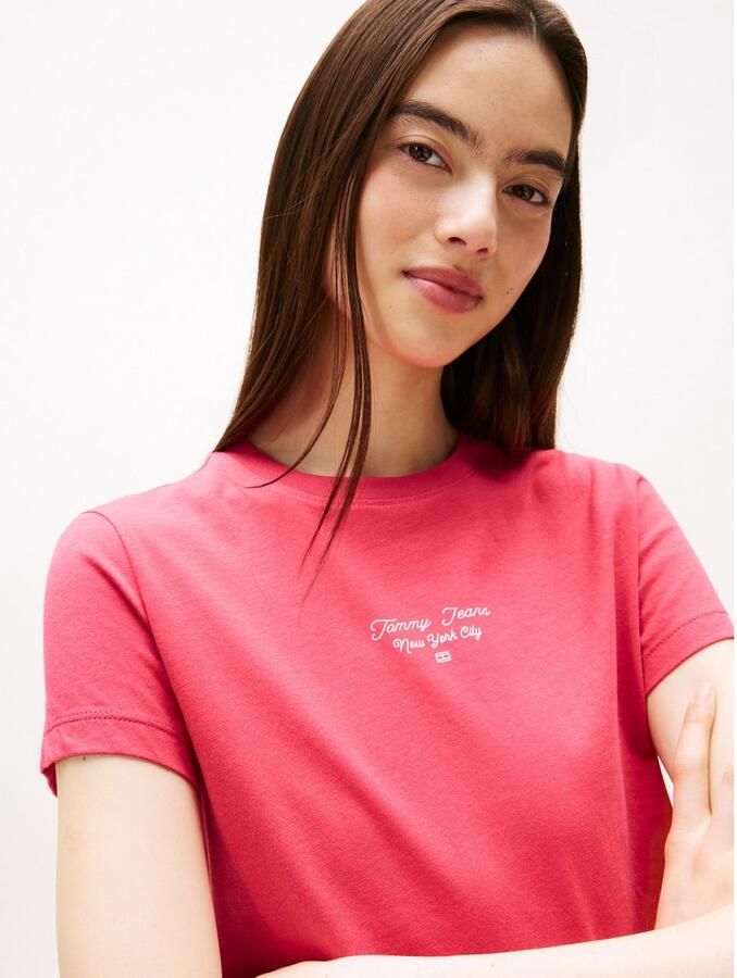 TOMMY JEANS Shirt met korte mouwen TJW SLIM ESS LOGO 1 TEE EXT - Foto 2