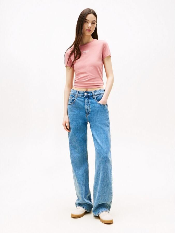 TOMMY JEANS Shirt met korte mouwen TJW SLIM ESSENTIAL LOGO2 TEE EXT - Foto 2