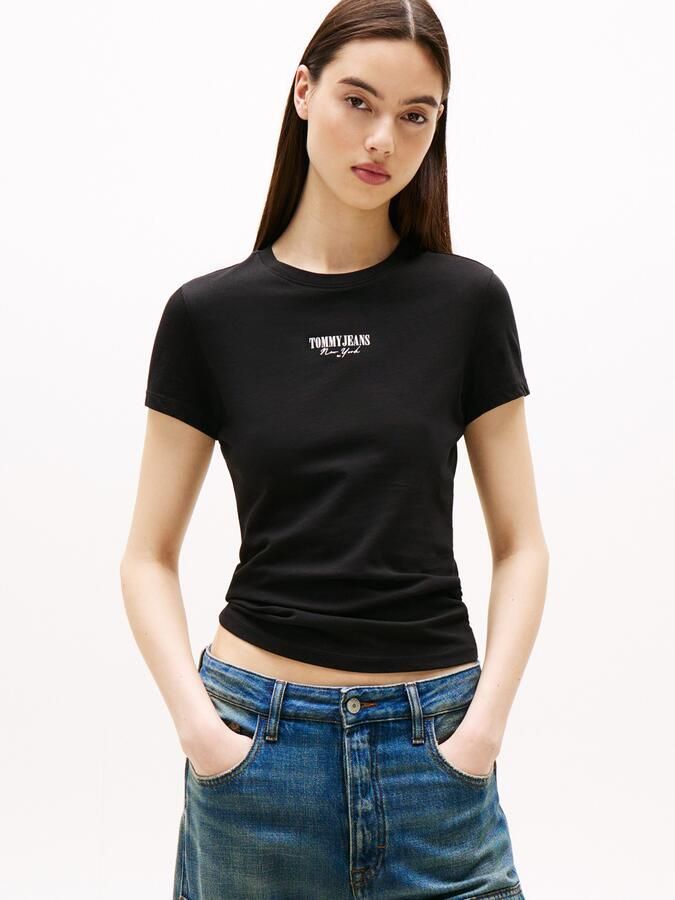 TOMMY JEANS Shirt met korte mouwen TJW SLIM ESSENTIAL LOGO2 TEE EXT - Foto 4