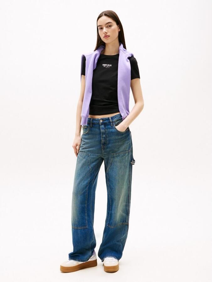 TOMMY JEANS Shirt met korte mouwen TJW SLIM ESSENTIAL LOGO2 TEE EXT - Foto 2