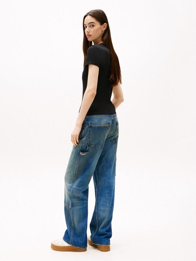 TOMMY JEANS Shirt met korte mouwen TJW SLIM ESSENTIAL LOGO2 TEE EXT - Foto 3