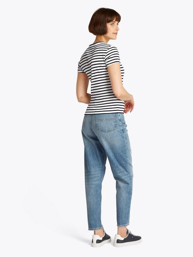 TOMMY JEANS Shirt met korte mouwen TJW SLIM ESSENTIAL RIB SS EXT - Foto 4