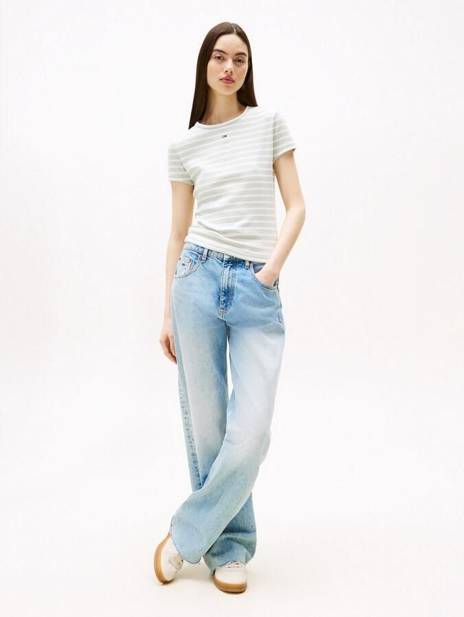 TOMMY JEANS Shirt met korte mouwen TJW SLIM ESSENTIAL RIB SS EXT - Foto 2
