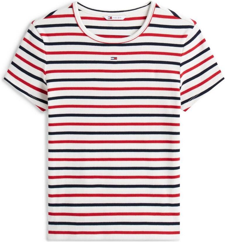 TOMMY JEANS Shirt met korte mouwen TJW SLIM ESSENTIAL RIB SS EXT - Foto 2