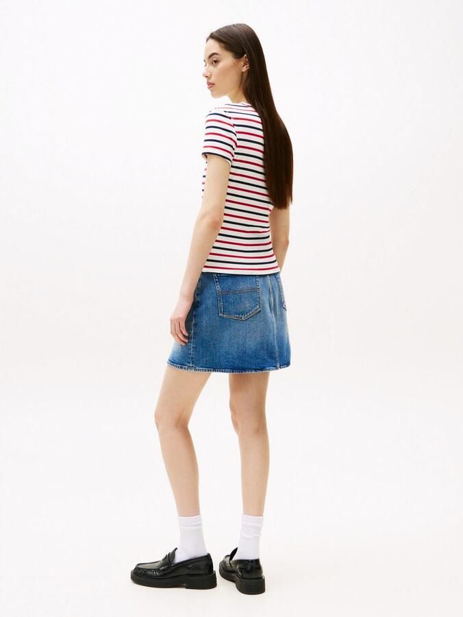 TOMMY JEANS Shirt met korte mouwen TJW SLIM ESSENTIAL RIB SS EXT - Foto 4