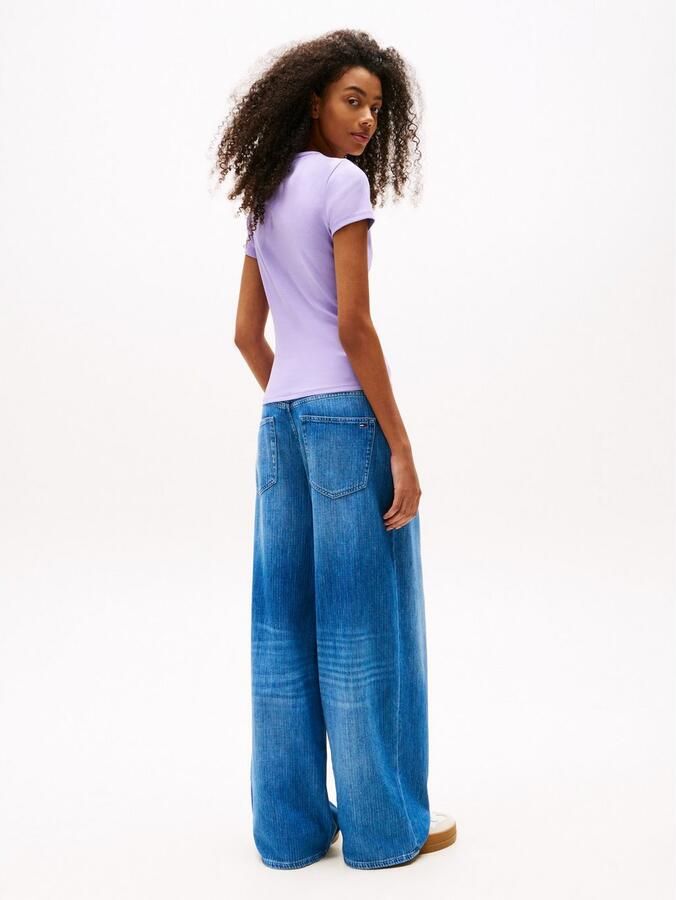 TOMMY JEANS Shirt met korte mouwen TJW SLIM ESSENTIAL RIB SS EXT - Foto 3