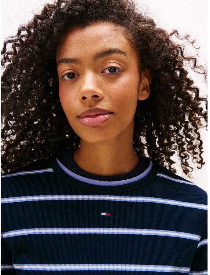 TOMMY JEANS Shirt met korte mouwen TJW SLIM ESSENTIAL RIB SS EXT - Foto 2