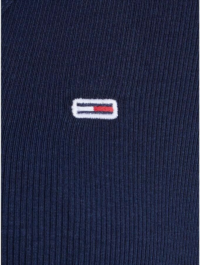 TOMMY JEANS Shirt met korte mouwen TJW SLIM ESSENTIAL RIB V SS - Foto 3