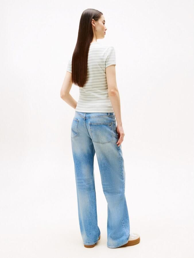 TOMMY JEANS Shirt met korte mouwen TJW SLIM ESSENTIAL RIB V SS - Foto 3