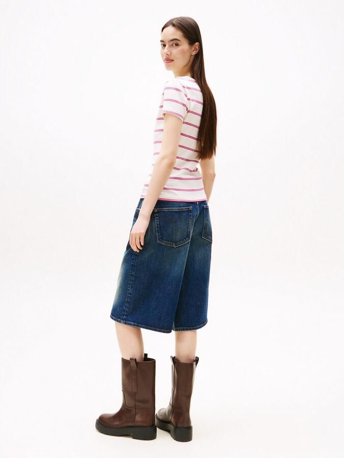 TOMMY JEANS Shirt met korte mouwen TJW SLIM ESSENTIAL RIB V SS - Foto 4