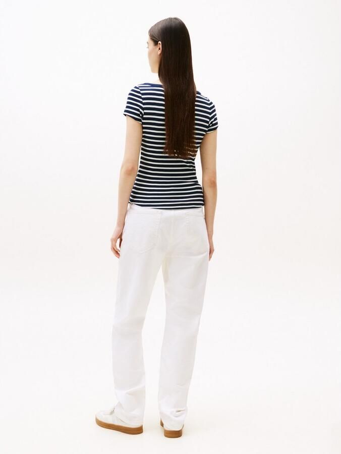 TOMMY JEANS Shirt met korte mouwen TJW SLIM HENLEY WAFFLE SS - Foto 3