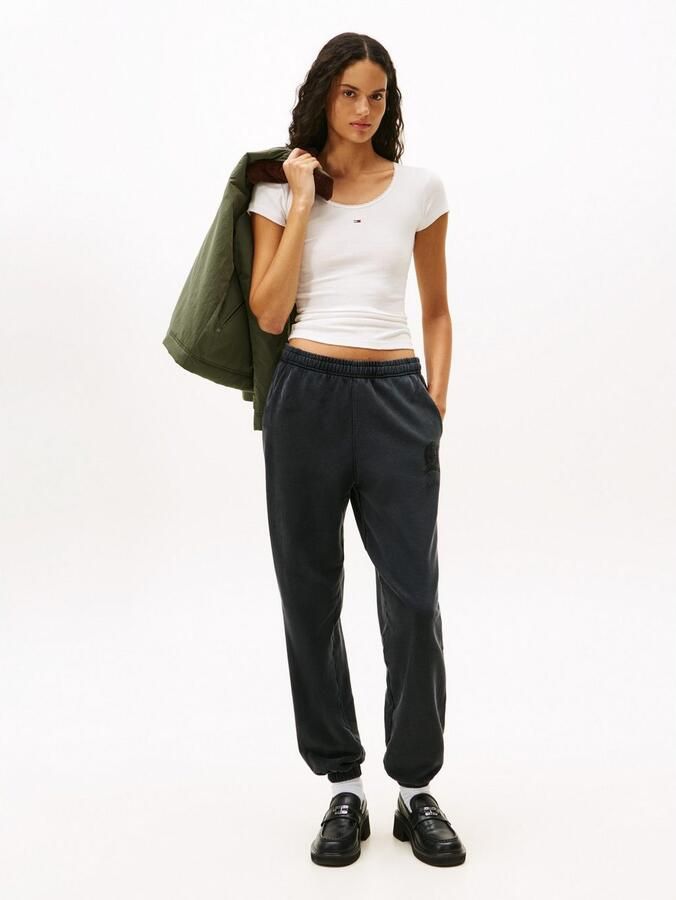 TOMMY JEANS Shirt met korte mouwen TJW SLIM IRREGULAR RIB SS - Foto 3