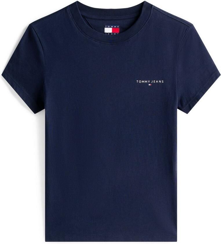 TOMMY JEANS Shirt met korte mouwen TJW SLIM LINEAR SS TEE EXT