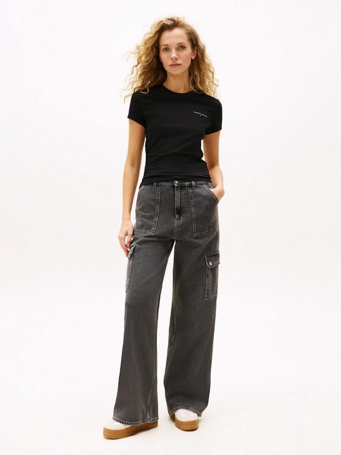 TOMMY JEANS Shirt met korte mouwen TJW SLIM LINEAR SS TEE EXT - Foto 2