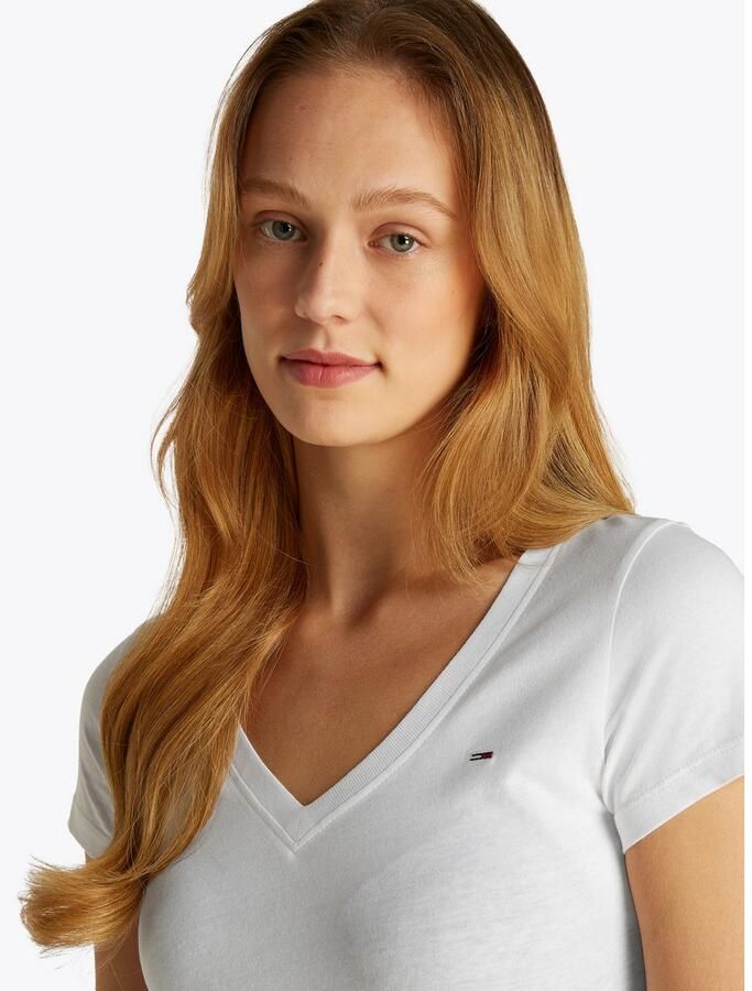 TOMMY JEANS Shirt met korte mouwen TJW SLIM V-NECK TEE - Foto 2