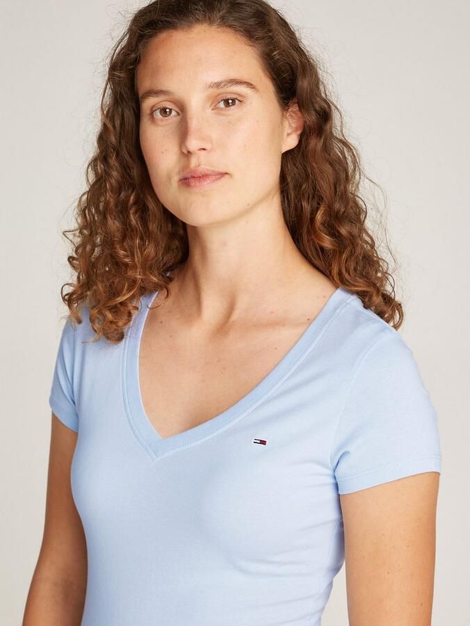 TOMMY JEANS Shirt met korte mouwen TJW SLIM V-NECK TEE - Foto 3