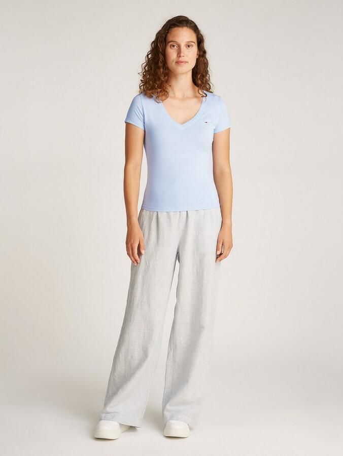 TOMMY JEANS Shirt met korte mouwen TJW SLIM V-NECK TEE - Foto 4