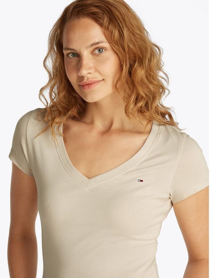 TOMMY JEANS Shirt met korte mouwen TJW SLIM V-NECK TEE - Foto 2