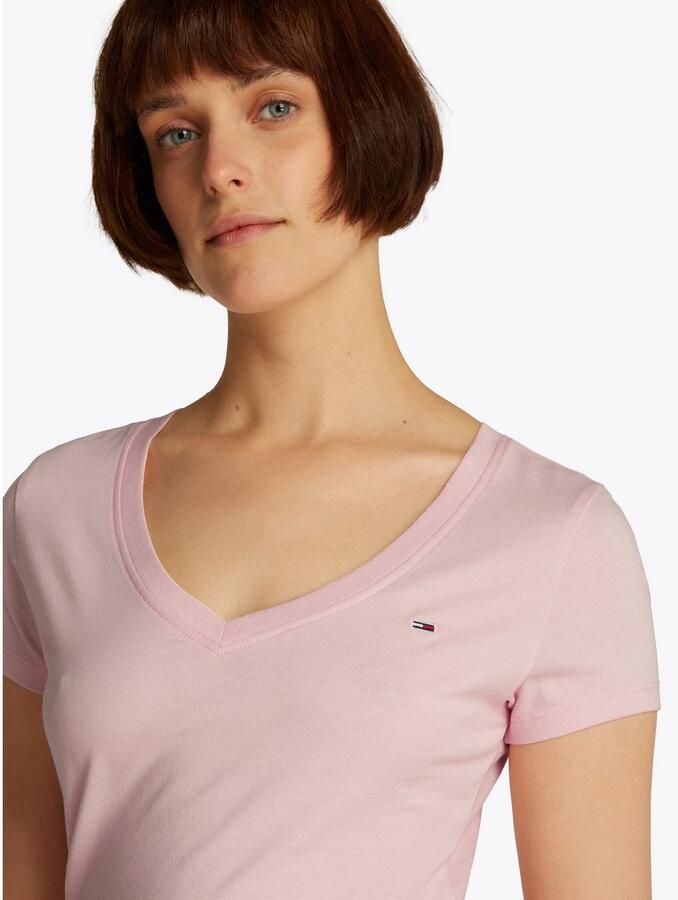 TOMMY JEANS Shirt met korte mouwen TJW SLIM V-NECK TEE - Foto 3