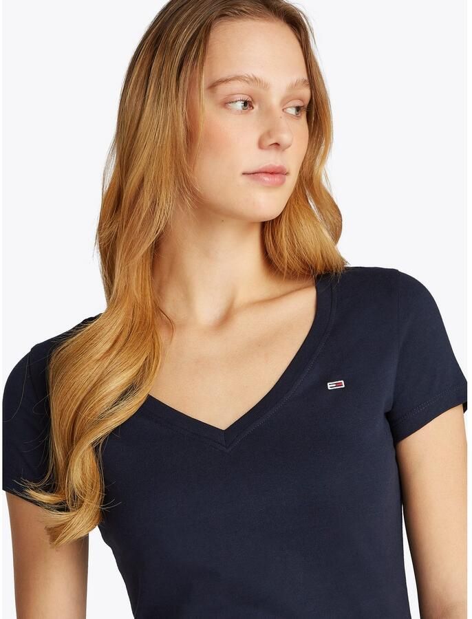 TOMMY JEANS Shirt met korte mouwen TJW SLIM V-NECK TEE - Foto 2