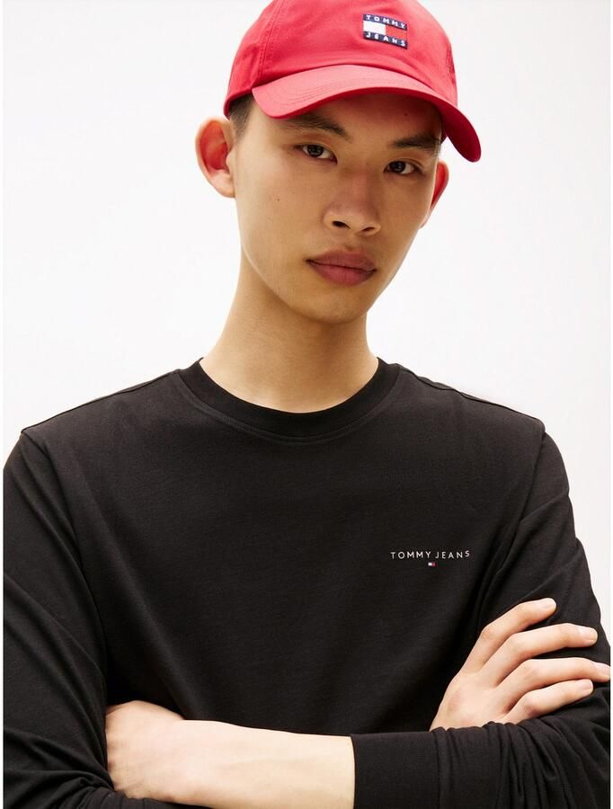 TOMMY JEANS Shirt met lange mouwen TJM SLIM CHEST LINEAR LS TEE EXT - Foto 3