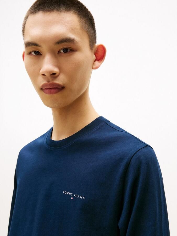 TOMMY JEANS Shirt met lange mouwen TJM SLIM CHEST LINEAR LS TEE EXT - Foto 3