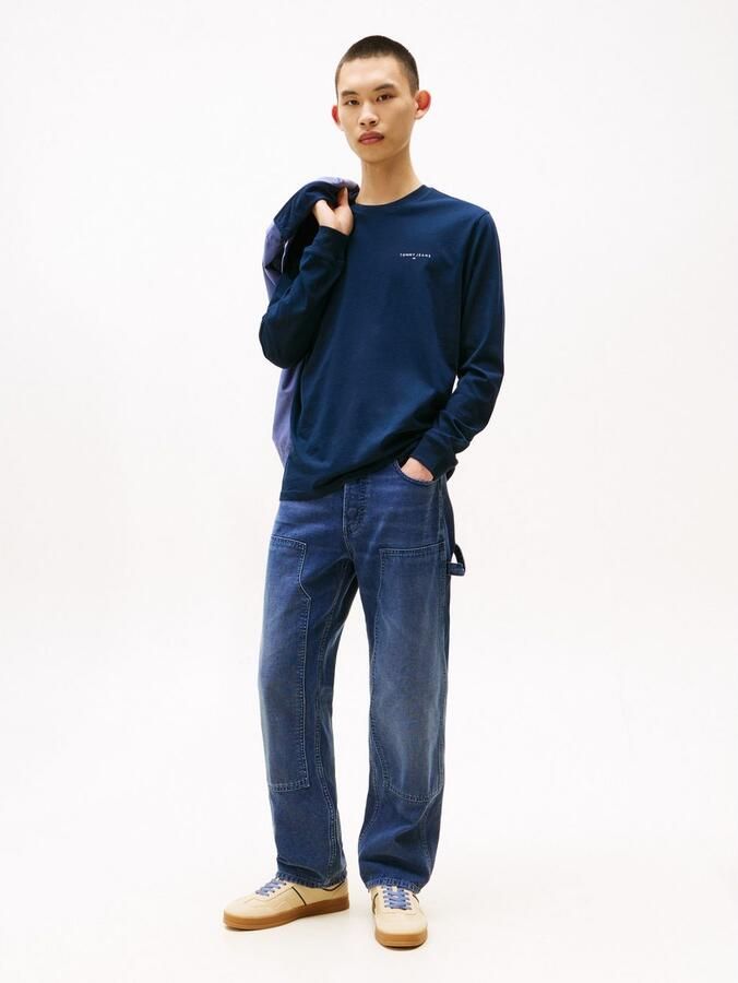 TOMMY JEANS Shirt met lange mouwen TJM SLIM CHEST LINEAR LS TEE EXT - Foto 4