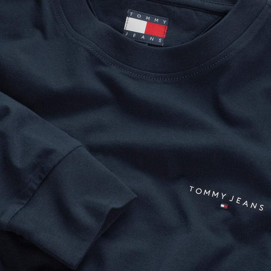 TOMMY JEANS Shirt met lange mouwen TJM SLIM CHEST LINEAR LS TEE EXT