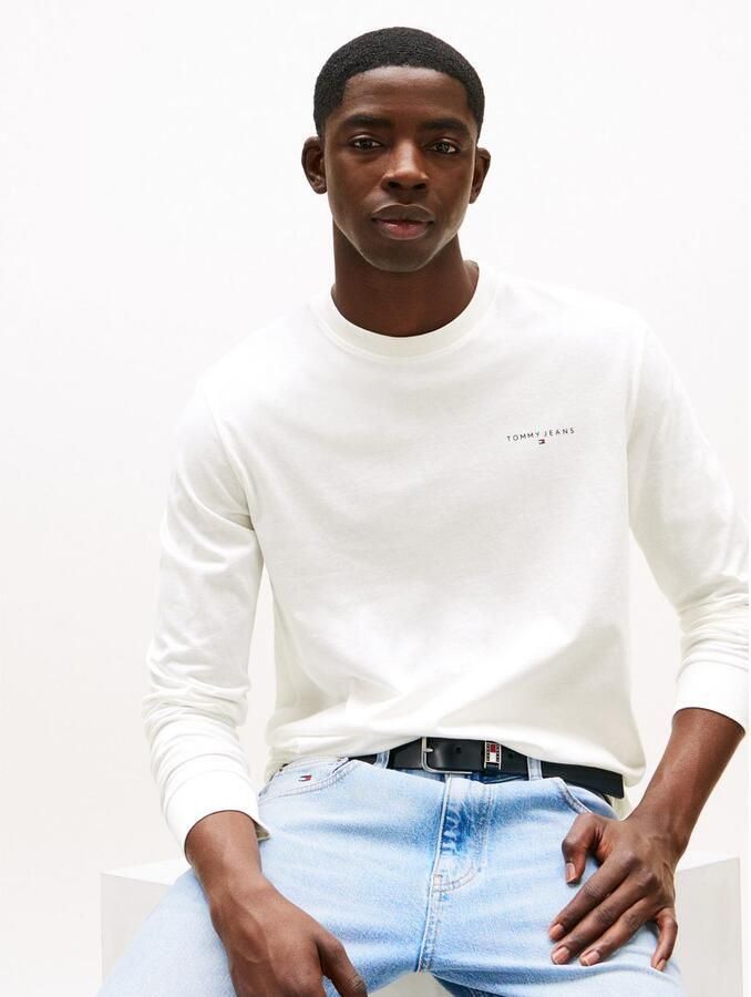 TOMMY JEANS Shirt met lange mouwen TJM SLIM CHEST LINEAR LS TEE EXT - Foto 3