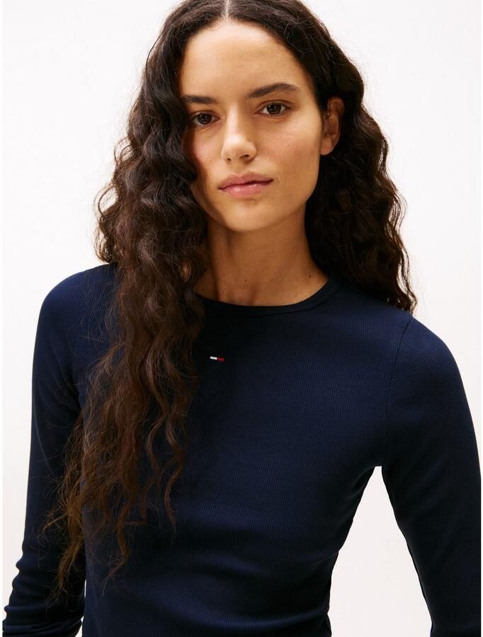 TOMMY JEANS Shirt met lange mouwen TJW 2PACK SLIM ESSENTIAL RIB LS (2-delig Set van 2)