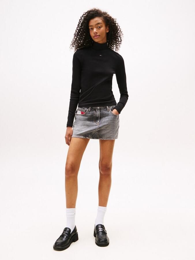 TOMMY JEANS Shirt met lange mouwen TJW ESSENTIAL MOCK NECK - Foto 3