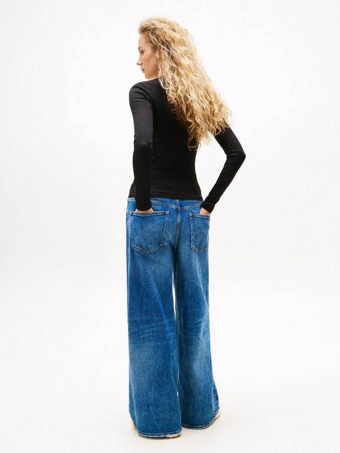 TOMMY JEANS Shirt met lange mouwen TJW SLIM ESSENTIAL RIB LS - Foto 2