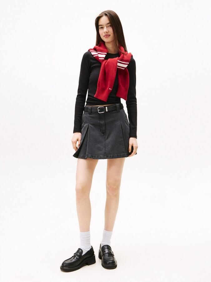 TOMMY JEANS Shirt met lange mouwen TJW SLIM ESSENTIAL RIB LS - Foto 6